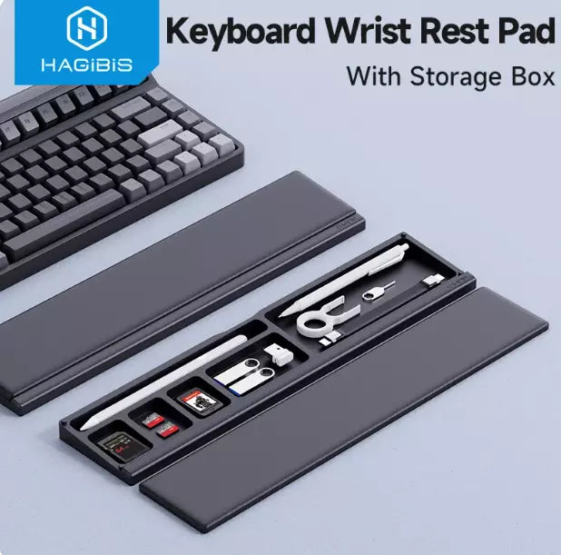 Keyboard Desk Wrist Rest Support by Hagibis Ergonomic Pad w/Storage Compartment image 0