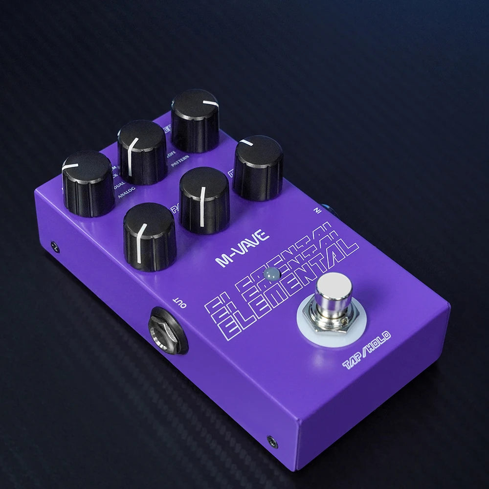 M-Vave Elemental Digital Delay Pedal 9 Different Delay Guitar Effects image 5