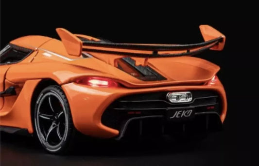 Koenigsegg Jesko Orange Model Car 1:24 image 1