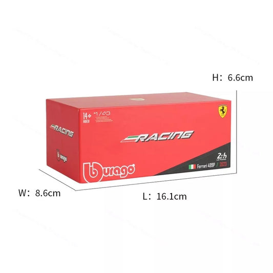 Bburago Ferrari 499P 24hr Le Mans 1:43 With Acrylic Case image 1