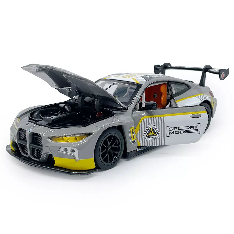 BMW M4 GT3 Grey 1:24 image 2