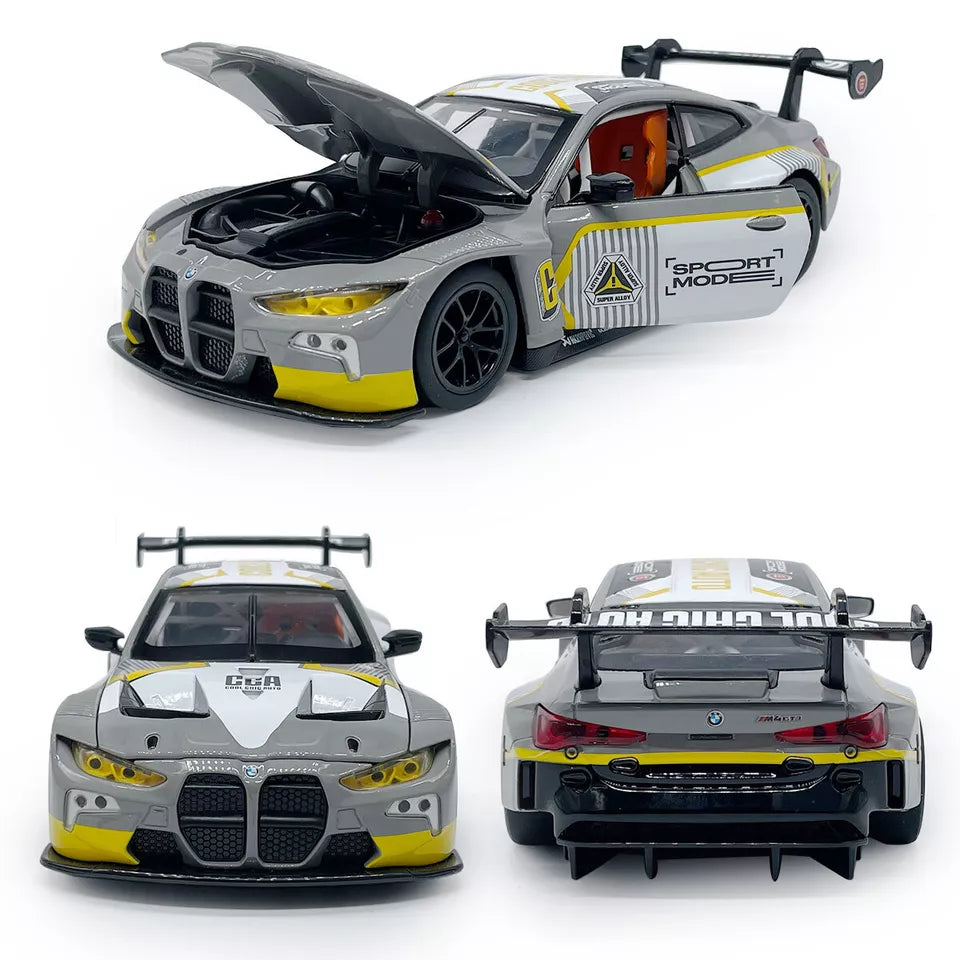 BMW M4 GT3 Grey 1:24 image 5