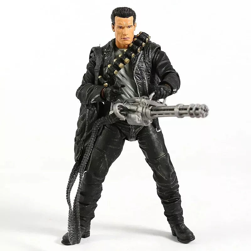 Terminator 2: Judgment Day T-800 Arnold Schwarzenegger Action Figure 7" image 4