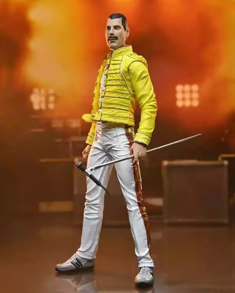 Queen Freddie Mercury Live At Wembley Stadium - Model 18cm image 1