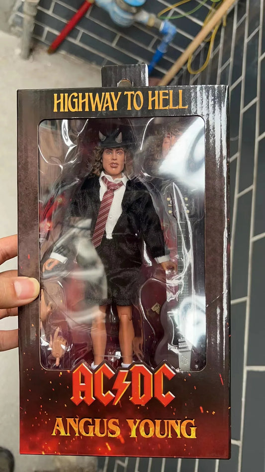 ACDC Angus Young Action Figure 18cm Model image 1