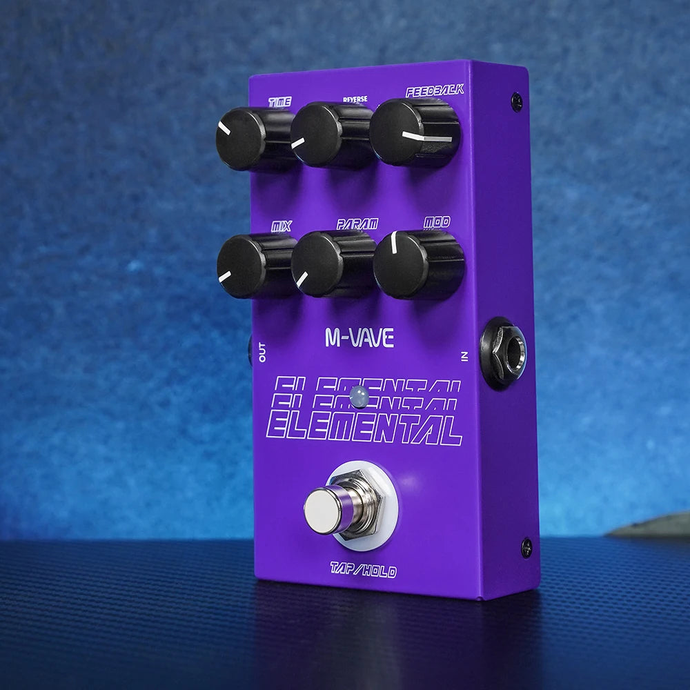 M-Vave Elemental Digital Delay Pedal 9 Different Delay Guitar Effects image 1