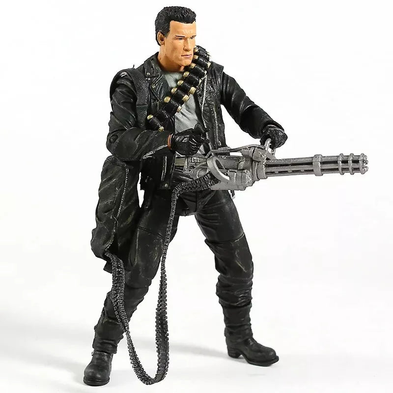 Terminator 2: Judgment Day T-800 Arnold Schwarzenegger Action Figure 7" image 2