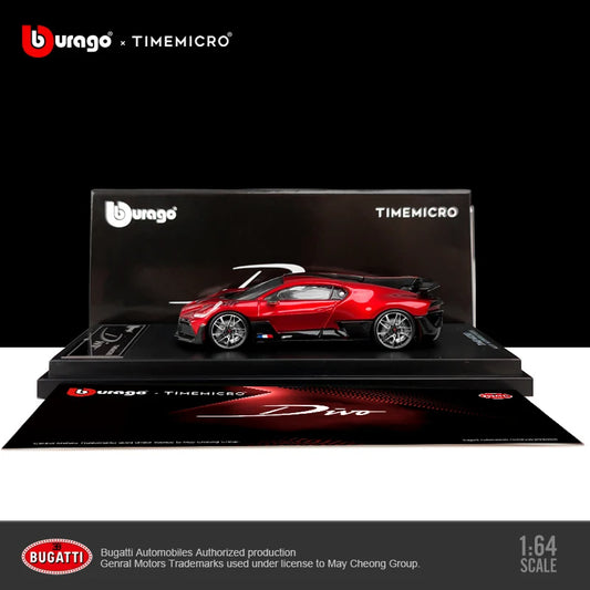 Bugatti Divo Time Micro x Bburago Model Car1:64 image 1