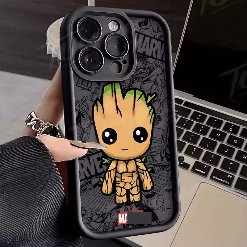 Superhero Guardian Cartoon Design Case for Apple Iphone image 0
