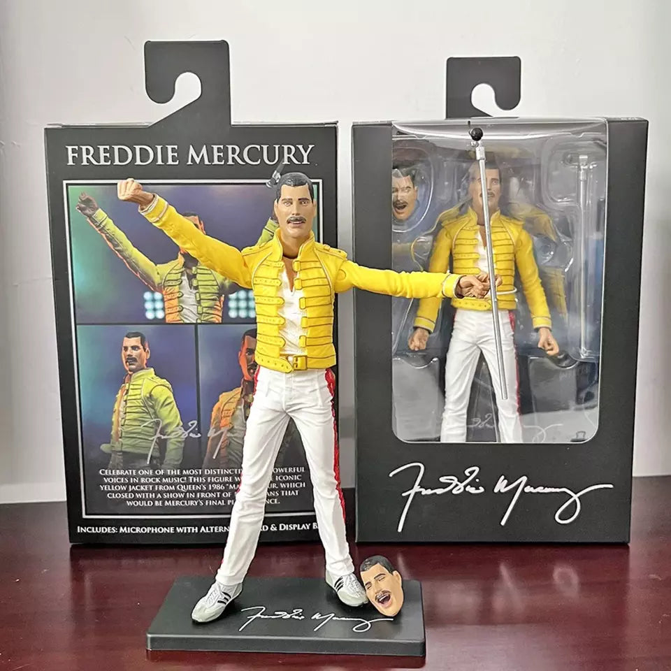 Queen Freddie Mercury Live At Wembley Stadium - Model 18cm image 3