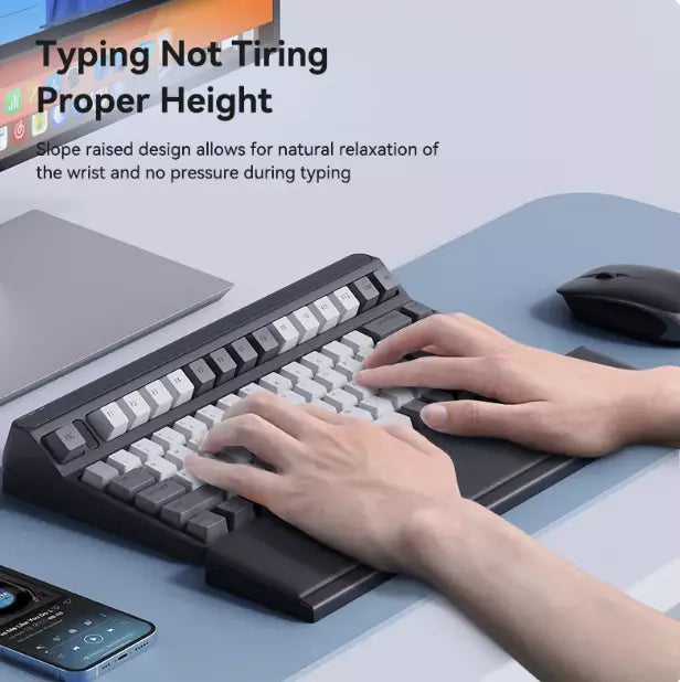 Keyboard Desk Wrist Rest Support by Hagibis Ergonomic Pad w/Storage Compartment image 4