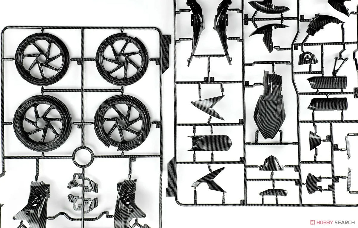 MENG MT-004S BMW HP4 1/9 Scale Motorcycle Series Pre-coloured Edition Model Kit image 13
