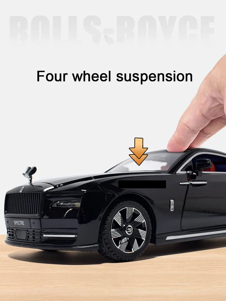 Rolls Royce Spectre Black With Light & Sound Effects 1:24 image 2