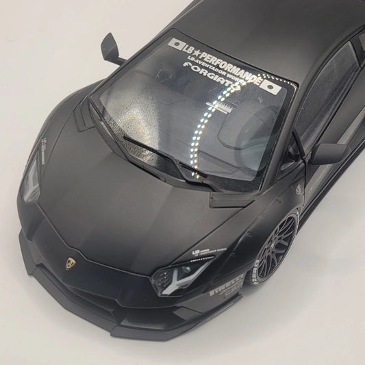 Lamborghini Aventador LB-Works Matt Black | 79106 | Autoart 1:18