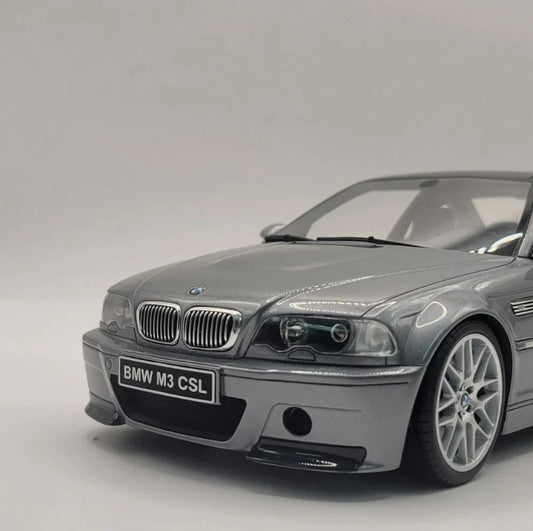Ottomobile 1:18 BMW E46 M3 CSL Silver Grey Metallic | OT177UV1