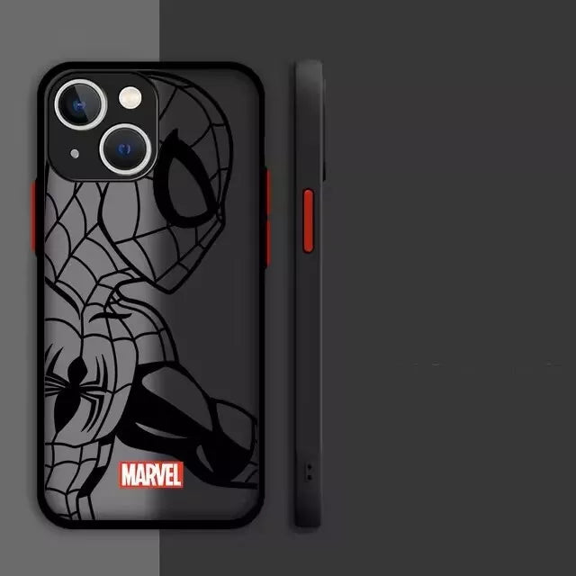Marvell-themed Spider Superhero Case for Apple iPhone image 0