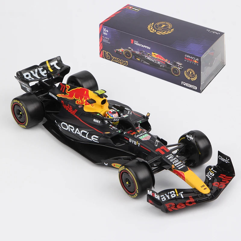 Bburago 1:24 RedBull RB19 F1 Racing Winner #1 Sergio Perez image 0