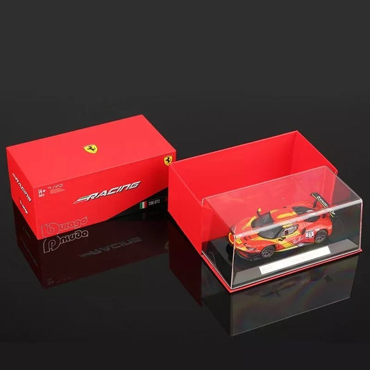 Bburago Ferrari 296 GT3 1:43 Model Car With Acrylic Case image 1