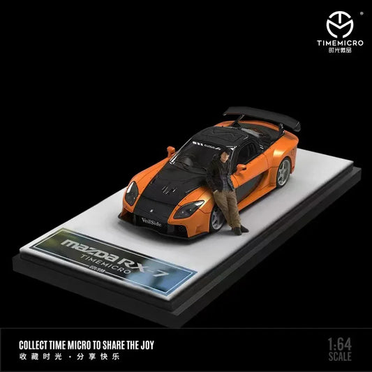 Mazda RX-7 & Figure Time Micro Fast & Furious Limited Edition 1:64 image 0