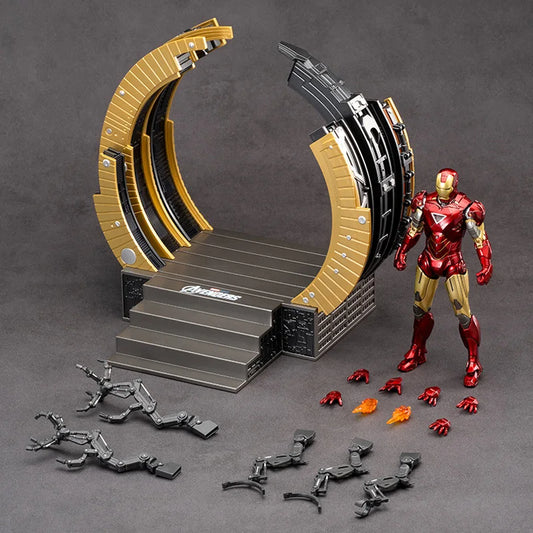 Iron Man MK6 Suit Up Gantry Action Figure ZD Toys image 0
