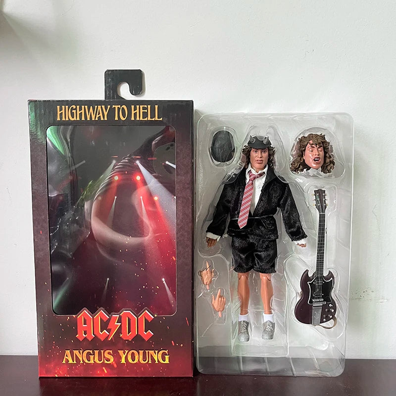 ACDC Angus Young Action Figure 18cm Model image 0