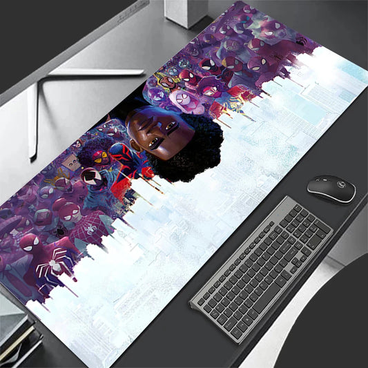 Upside Down Morales Design Gaming Desk Mat image 0