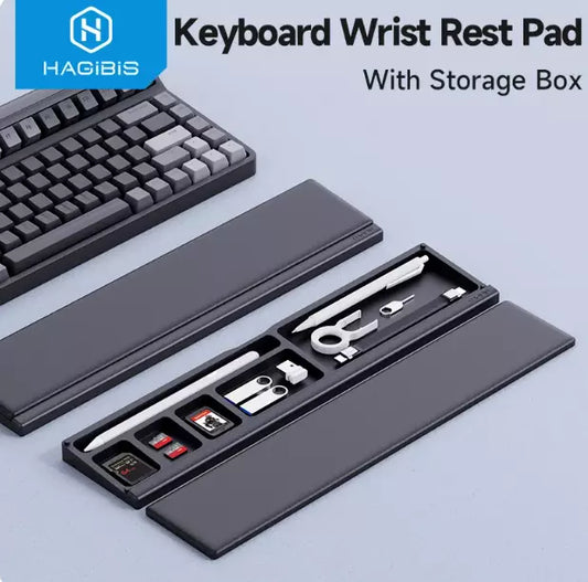 Keyboard Desk Wrist Rest Support by Hagibis Ergonomic Pad w/Storage Compartment image 0