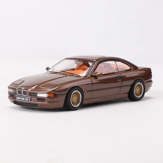 BMW 850CSI E31 SHADOW DCT 1:64 Brown Model Car image 0