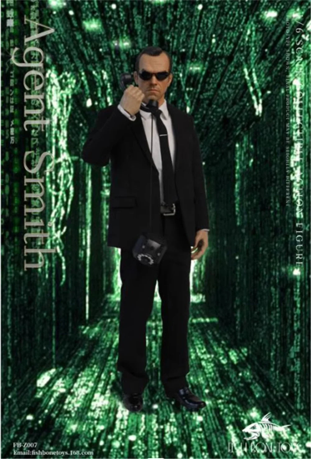 The Matrix FB-Z007 Task Agent Smith 1/6 Fish Bonetoys Action Figure image 4