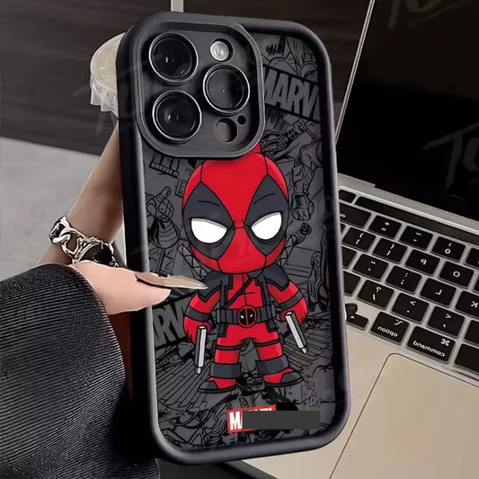 Superhero Redpool Cartoon Design Case for Apple Iphone image 0