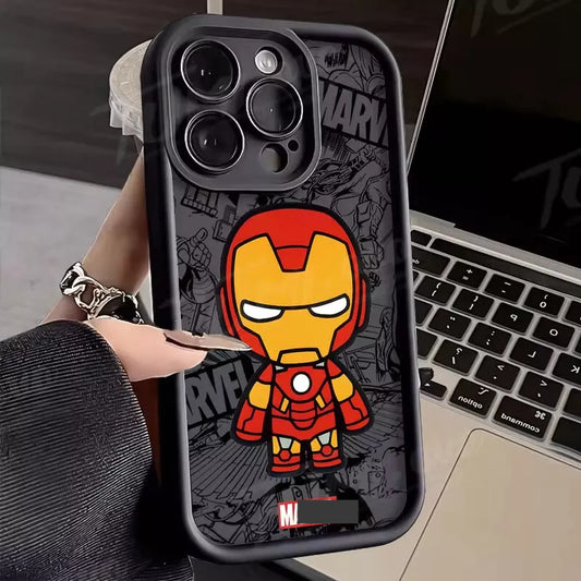 Superhero Iron Cartoon Design Case for Apple Iphone image 0