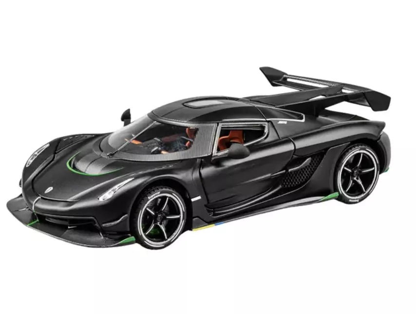 Koenigsegg Jesko Black Model Car 1:24 image 0