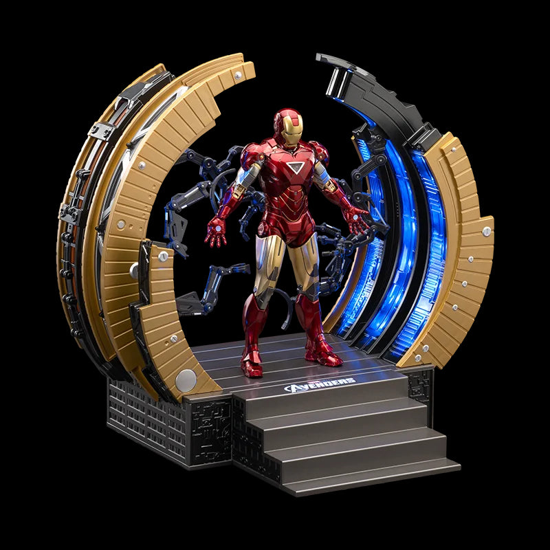 Iron Man MK6 Suit Up Gantry Action Figure ZD Toys image 3