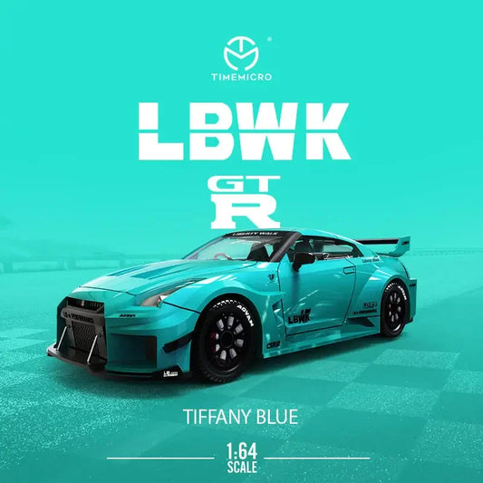NISSAN GTR 3.0 R35 Liberty Walk Model Car 1:64 TIME MICRO image 1