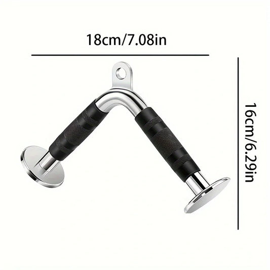 V Shape Tricep Bar With Rubber Grips image 0