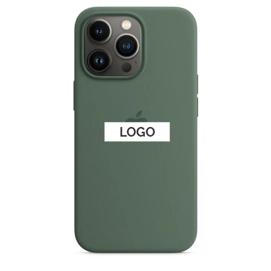 Silicone Case For Apple Iphone Pine Green image 0