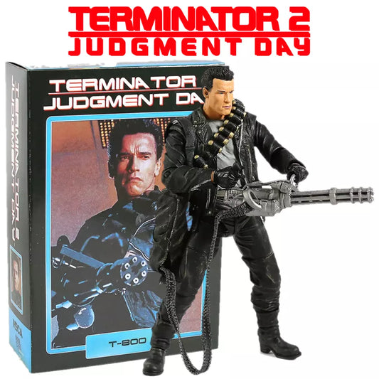 Terminator 2: Judgment Day T-800 Arnold Schwarzenegger Action Figure 7" image 0