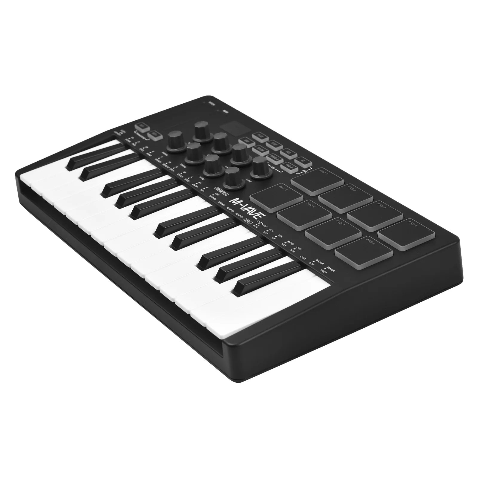 M-VAVE 25-Key MIDI Controller Keyboard Portable Music Arranger Keyboard RGB image 9