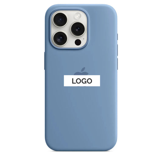 Apple Iphone Winter Blue Silicone Case image 0