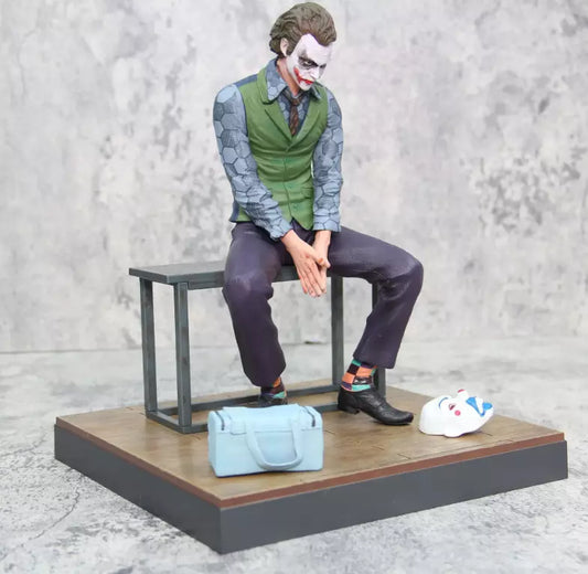 Joker from The Dark Knight jail scene Handmade 28 cm Statue image 0