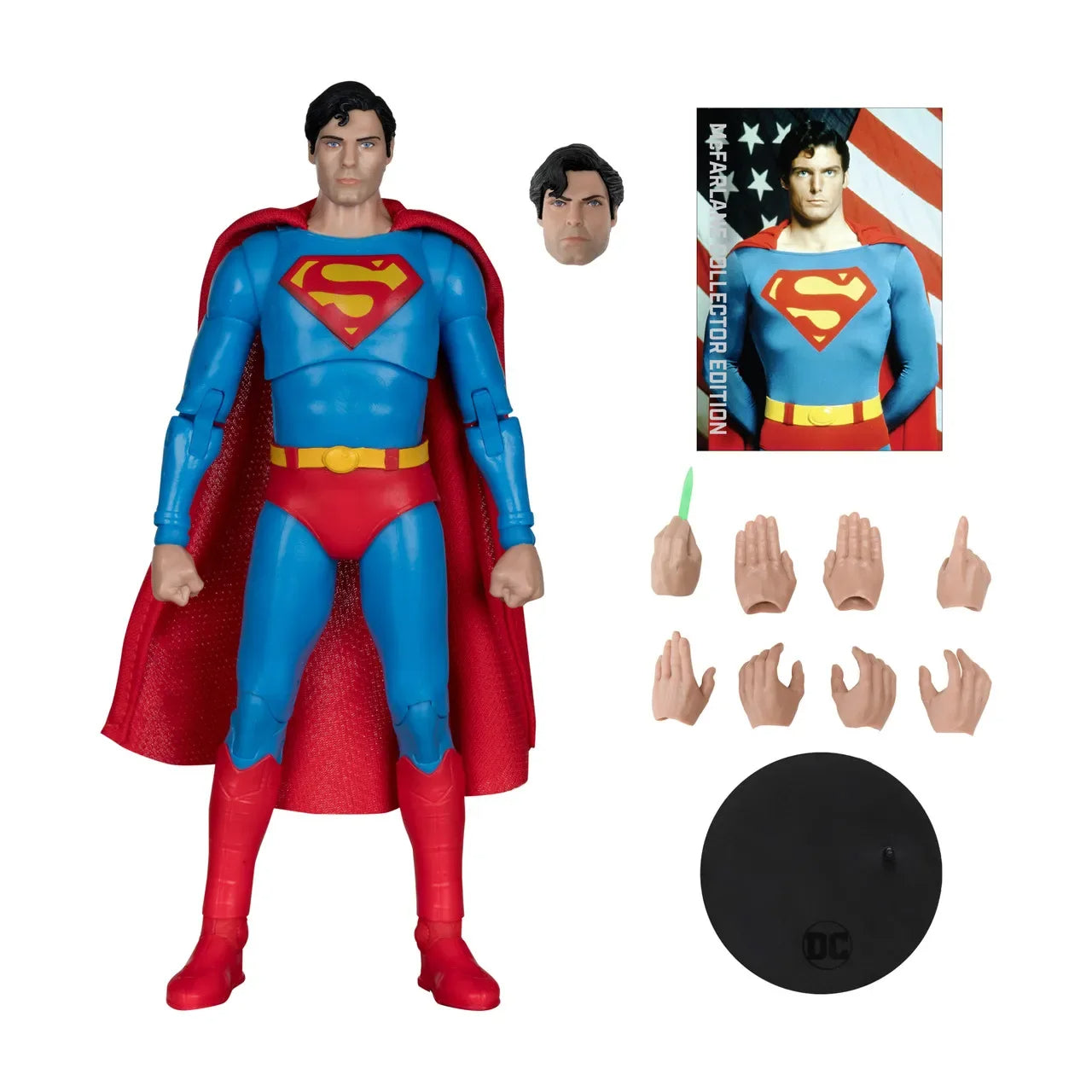 New McFarlane DC Superman: Christopher Reeve 1978 Collector Edition 7" Figure image 1