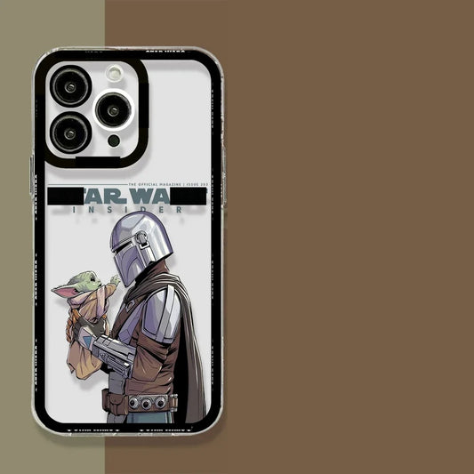 Stars Wars Manda & The Child Design Case for Apple Iphone image 0