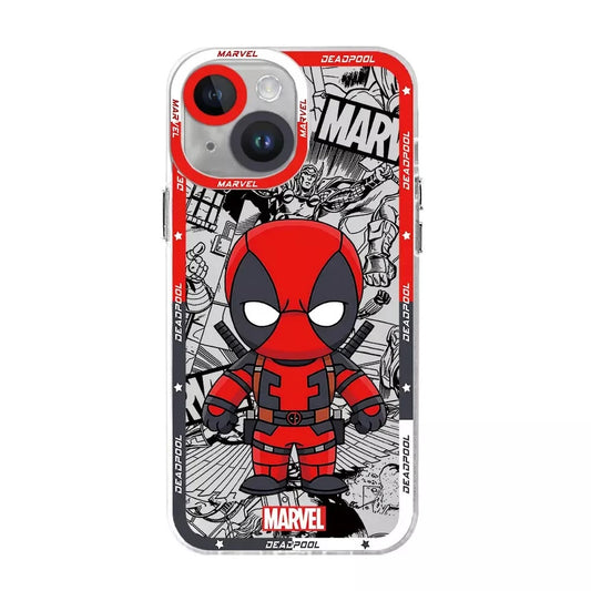 Superhero Redpool Cartoon Design Case for Apple Iphone image 0
