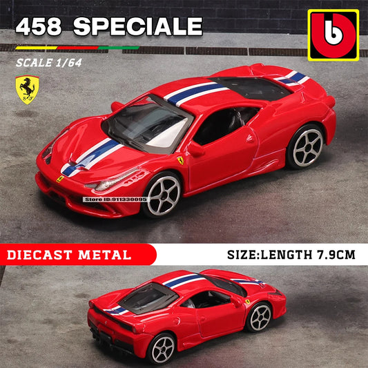 Bburago Ferrari 458 Speciale Red 1:64 image 0