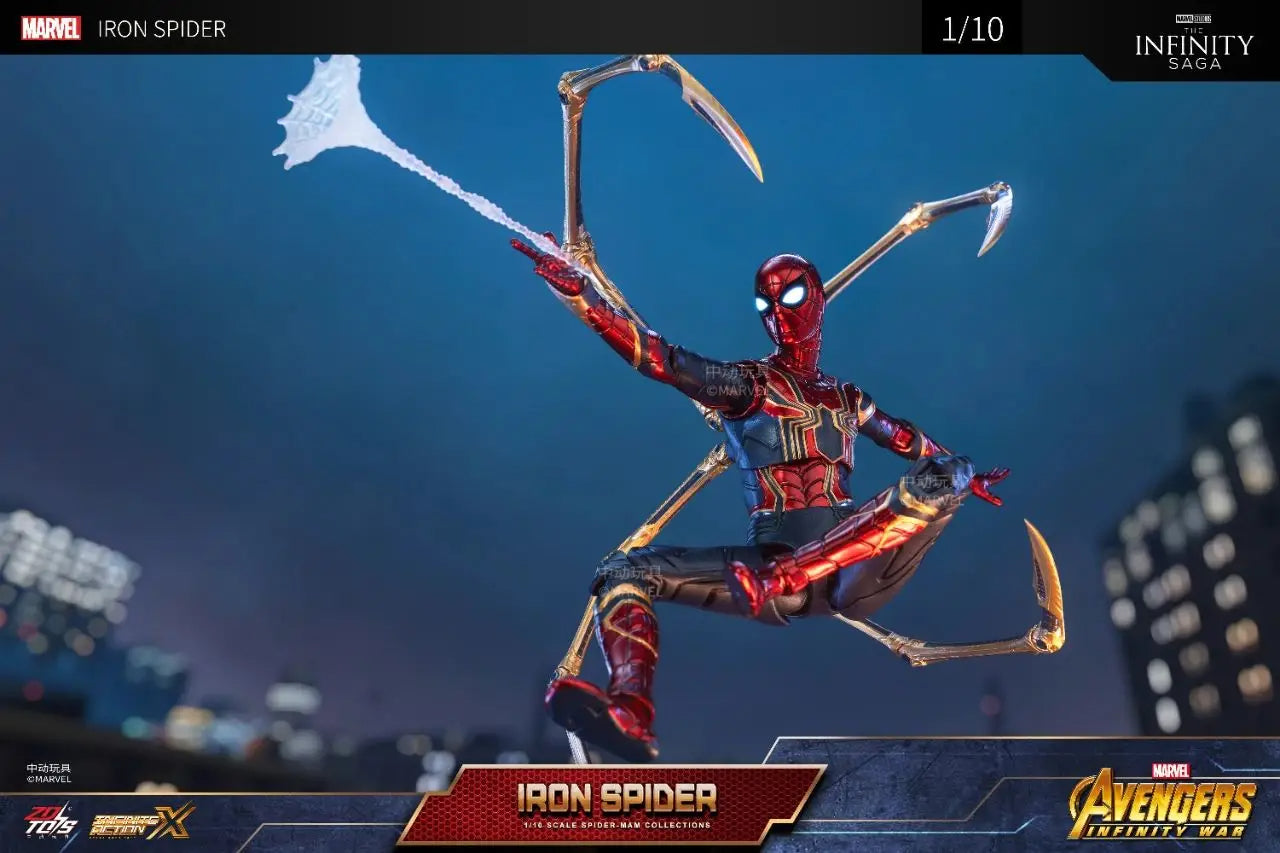 ZD Marvel Iron Spiderman Action Figure Toy image 4