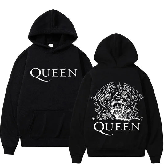 Queen Rock band Unisex Pullover Hoodie Black image 0