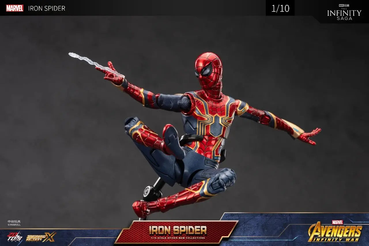 ZD Marvel Iron Spiderman Action Figure Toy image 2