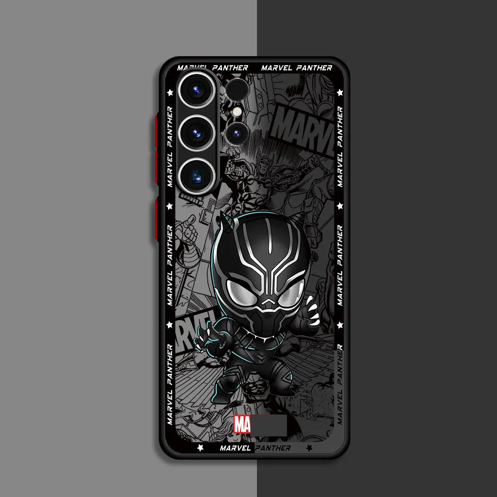 Superhero Panther Cartoon Design Case For Samsung image 0