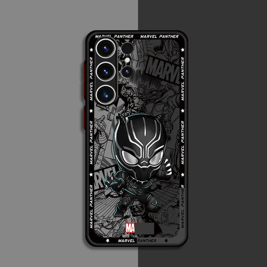 Superhero Panther Cartoon Design Case For Samsung image 0