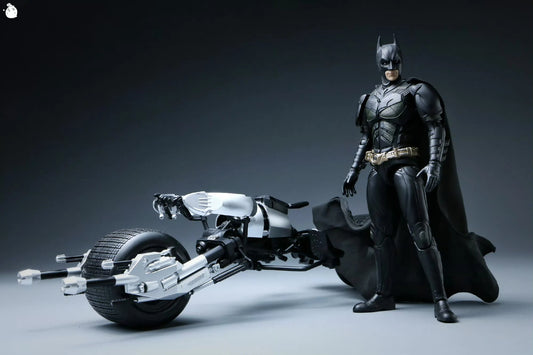 Batman & Batpod  Action Figure The Dark Knight Triology Model Kit Pre Painted image 0